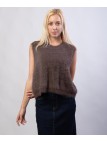 gilet con pelo