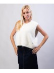 gilet con pelo