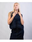 gilet con pelo