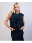 gilet con pelo