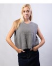 gilet con pelo