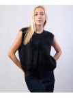 gilet con pelo