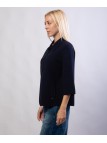 giacca in maglia con bottoni grandi