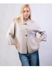 giacca in maglia con bottoni grandi