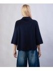 giacca in maglia con bottoni grandi