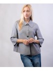 giacca in maglia con bottoni grandi