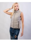 Gilet Piumino con Elastico in Vita