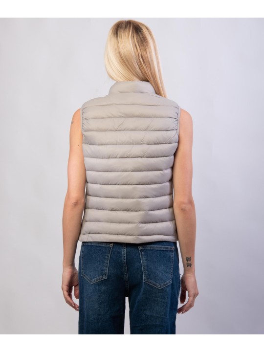 Gilet Piumino con Elastico in Vita