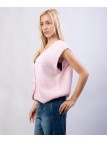 Gilet Misto Mohair con Bottoni