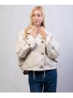 Giacca Trench Maniche a Pipistrello con Cappuccio Rimovibile