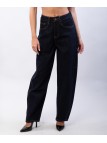 jeans blu scuro a palloncino