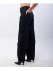 jeans blu scuro a palloncino