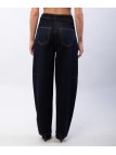 jeans blu scuro a palloncino
