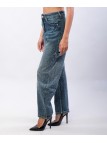jeans a palloncino con strass