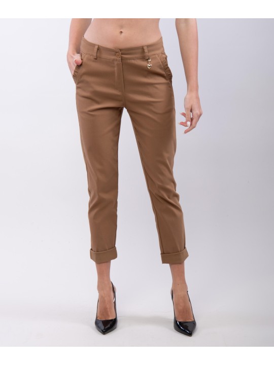 Pantaloni con Ruches alle tasche