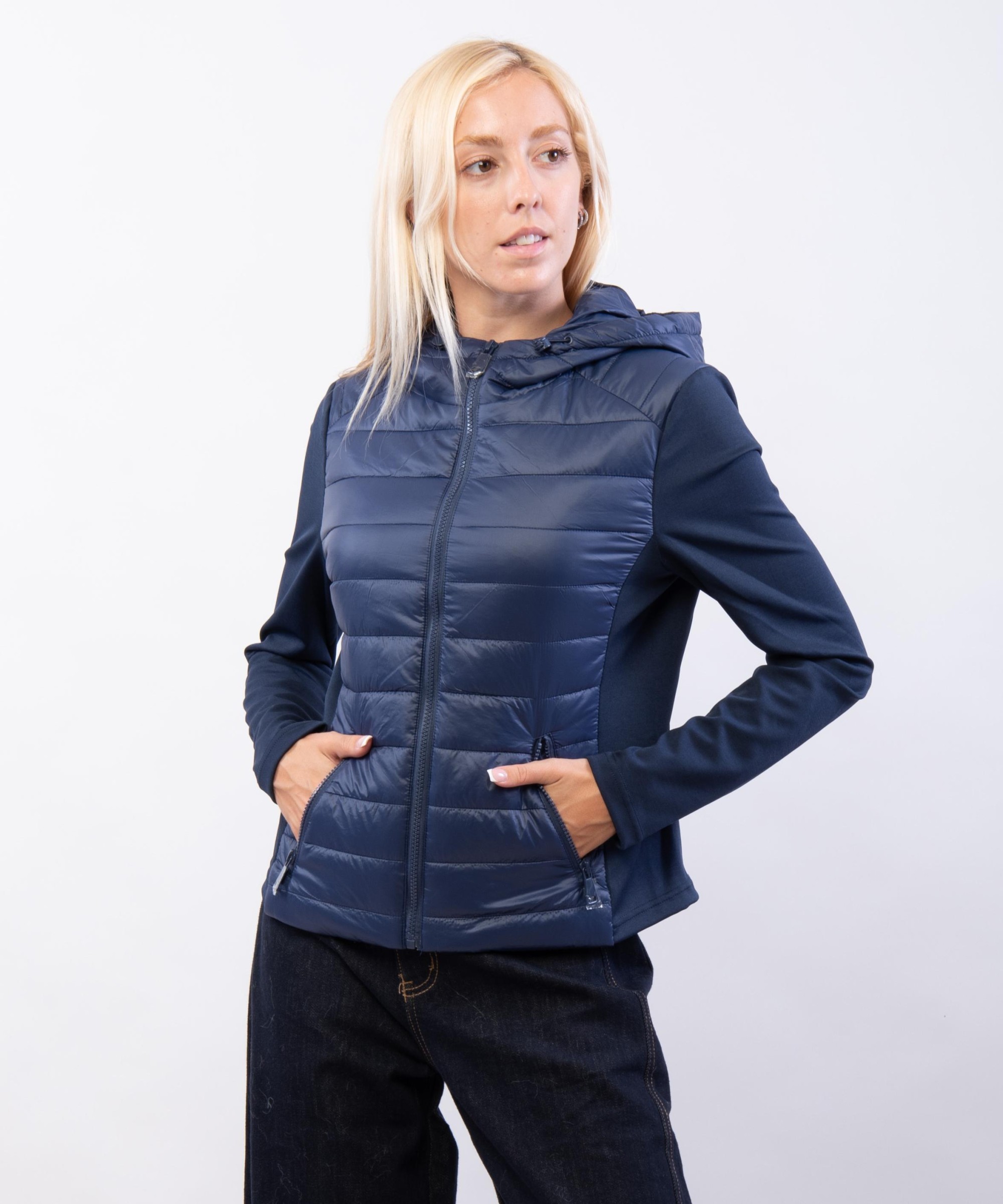 Giacca 100% gr con manica in costina