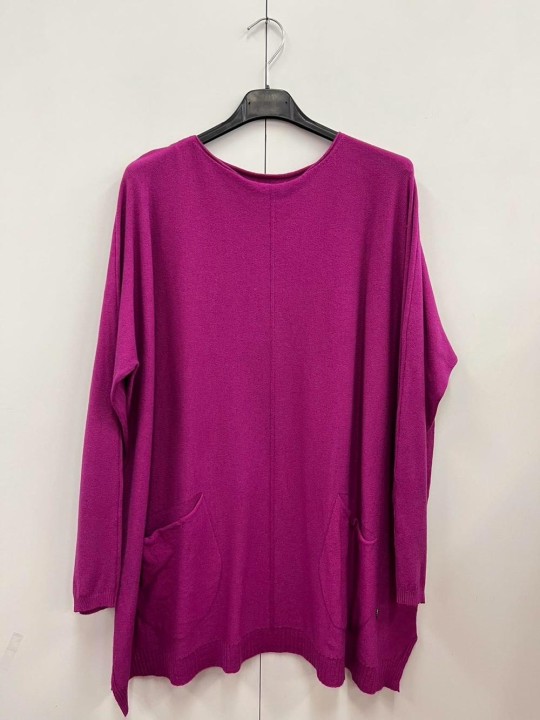 Maglione con tasche