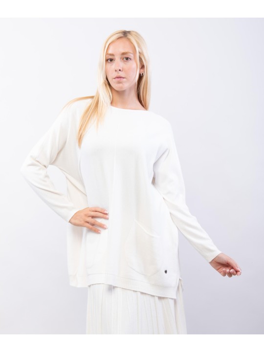 Maglione con tasche