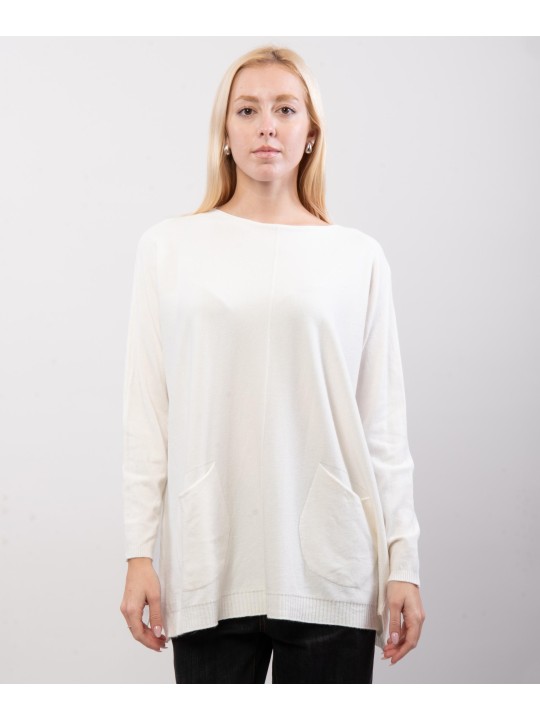 Maglione con tasche