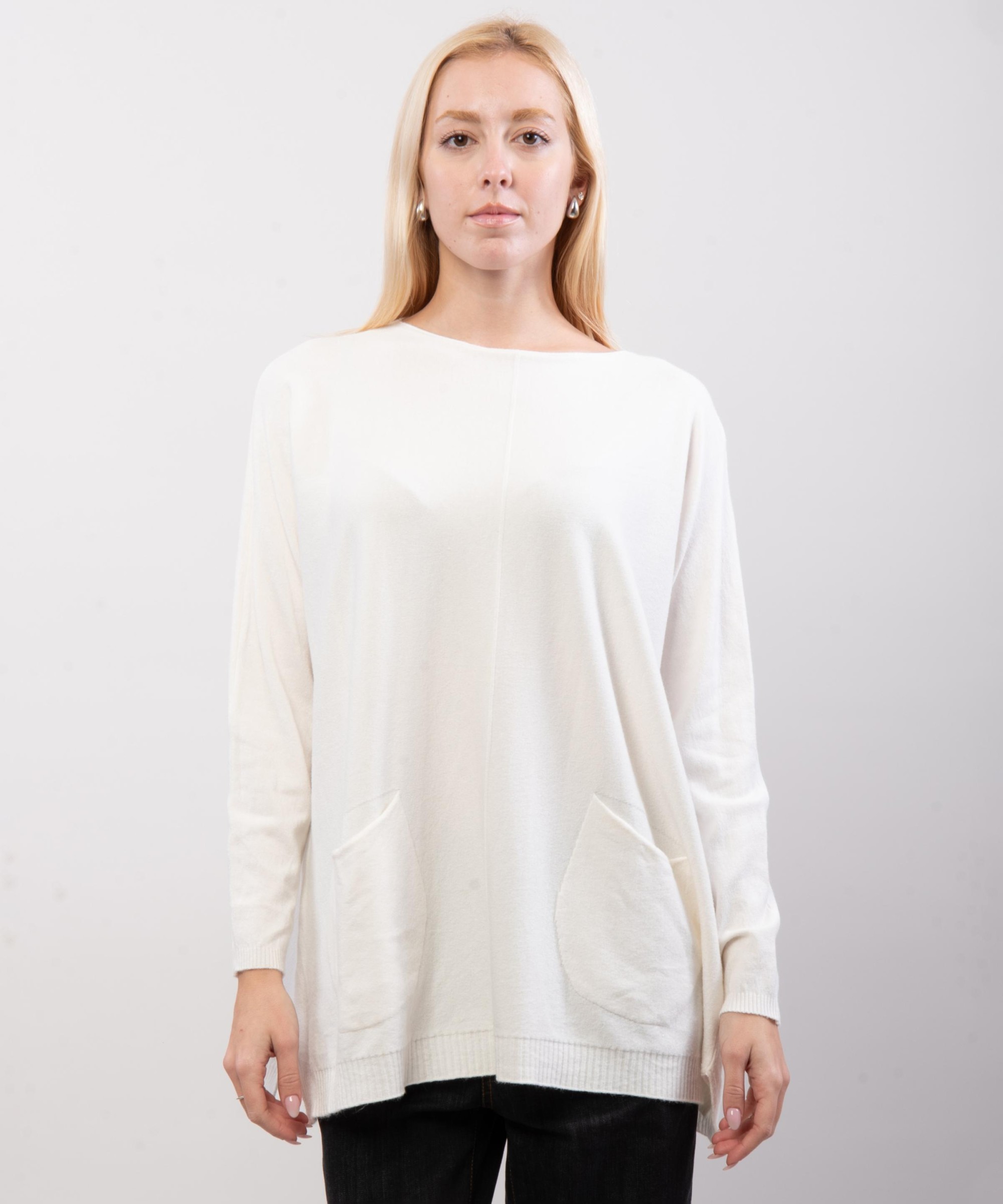 Maglione con tasche