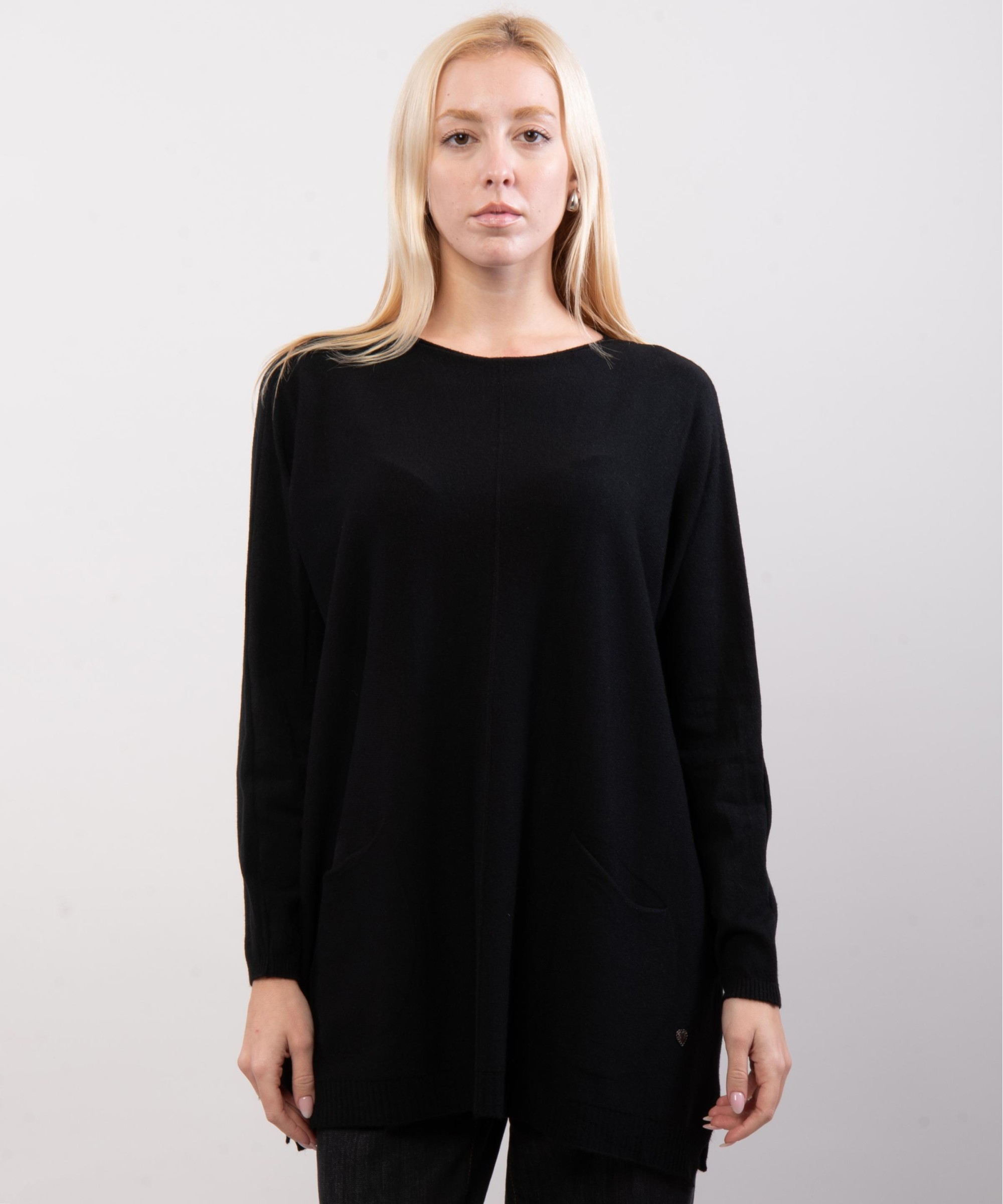 Maglione con tasche