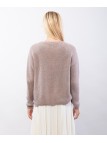 Maglione Misto Mohair Con scollo tondo