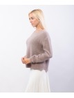 Maglione Misto Mohair Con scollo tondo