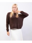 Maglione Misto Mohair Con scollo tondo