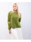 Maglione Misto Mohair Con scollo tondo