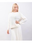 Maglione Misto Mohair Con scollo tondo
