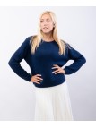 Maglione Misto Mohair Con scollo tondo