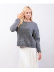 Maglione Misto Mohair Con scollo tondo