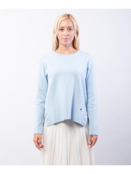 maglieria con bottoni ai lati