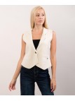 Gilet con bottone
