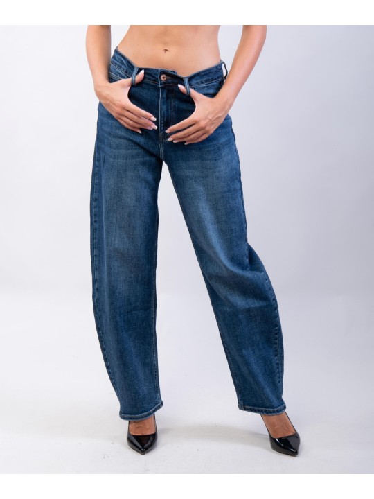 jeans taglia comoda a palloncino