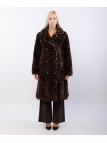 Cappotto Pelliccia Maculato