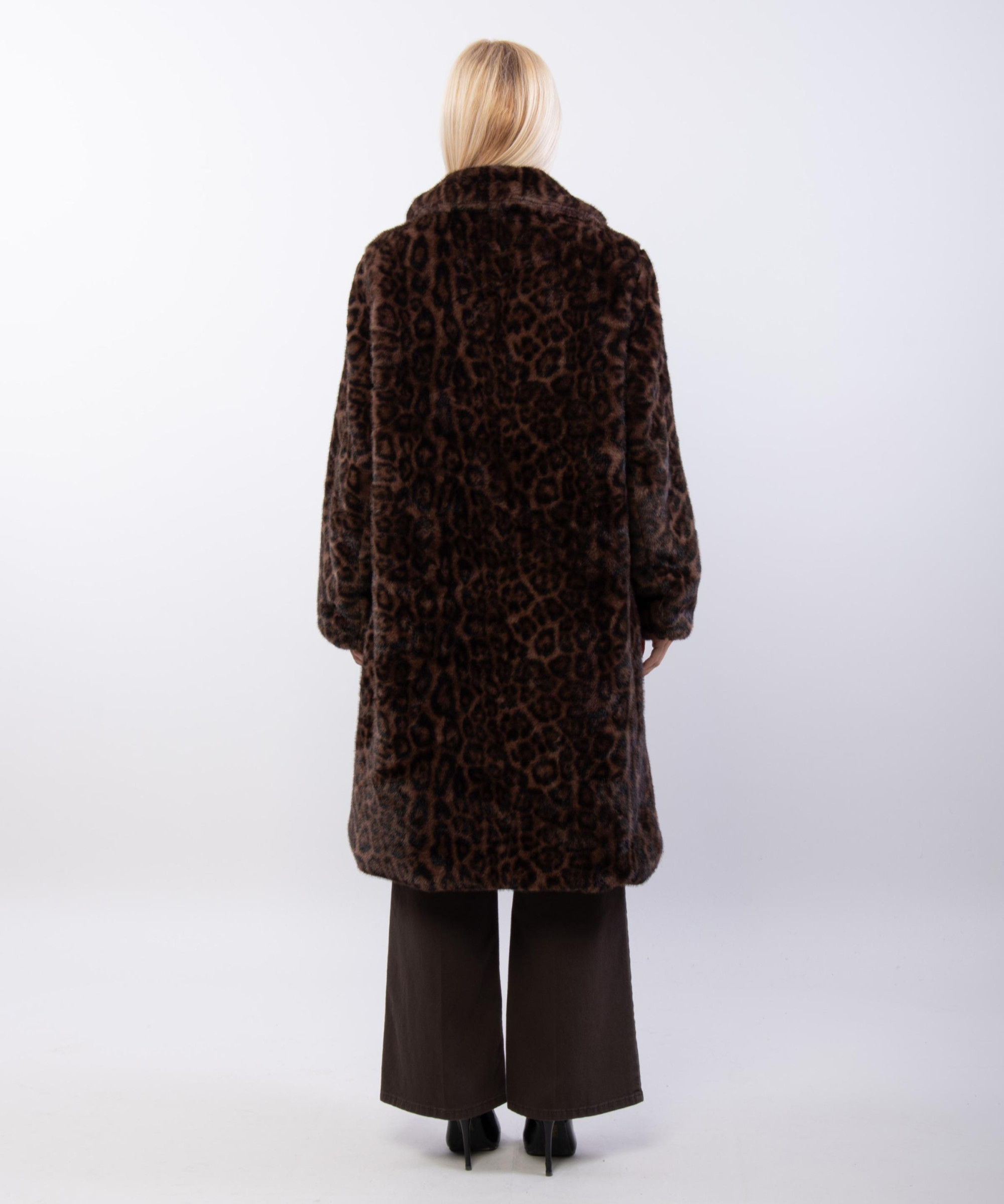 Cappotto Pelliccia Maculato
