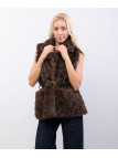 Gilet Pelliccia con Cintura