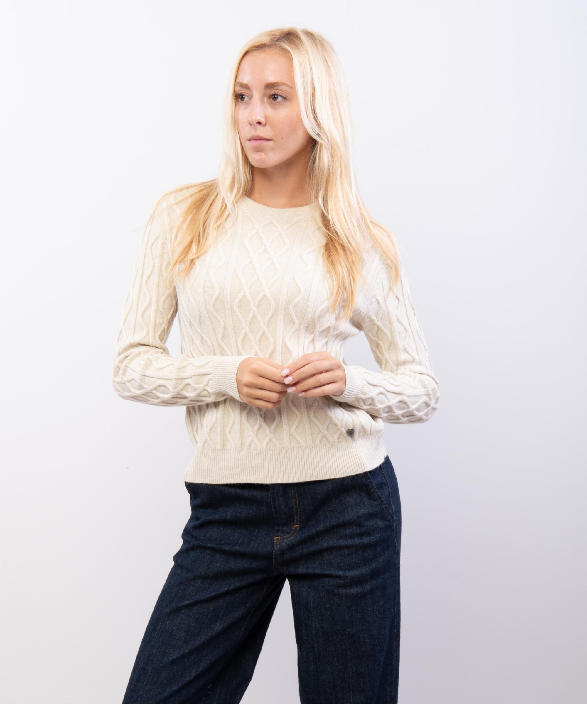 maglia con trecce