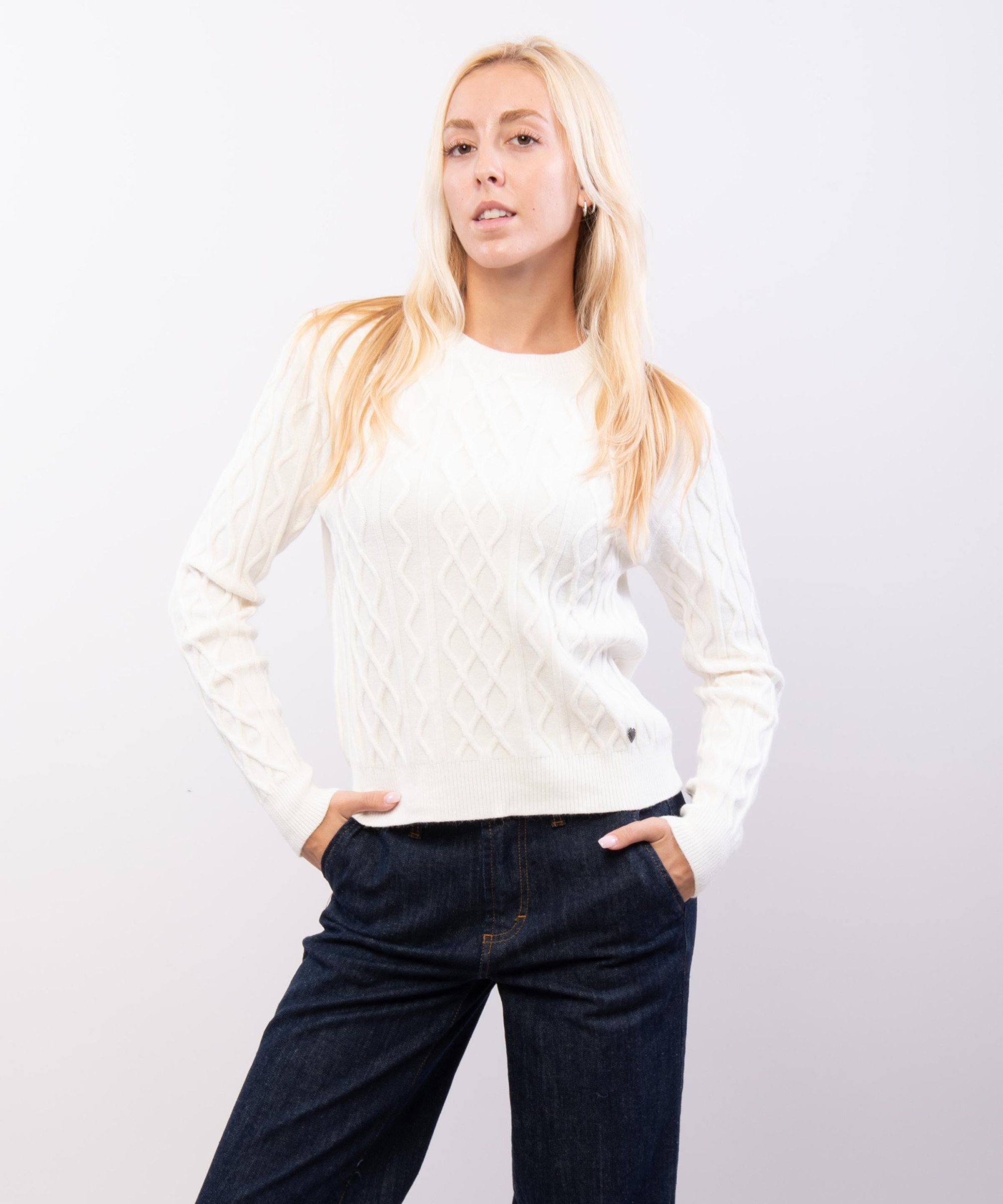 maglia con trecce
