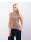 Gilet in Maglia con Strass