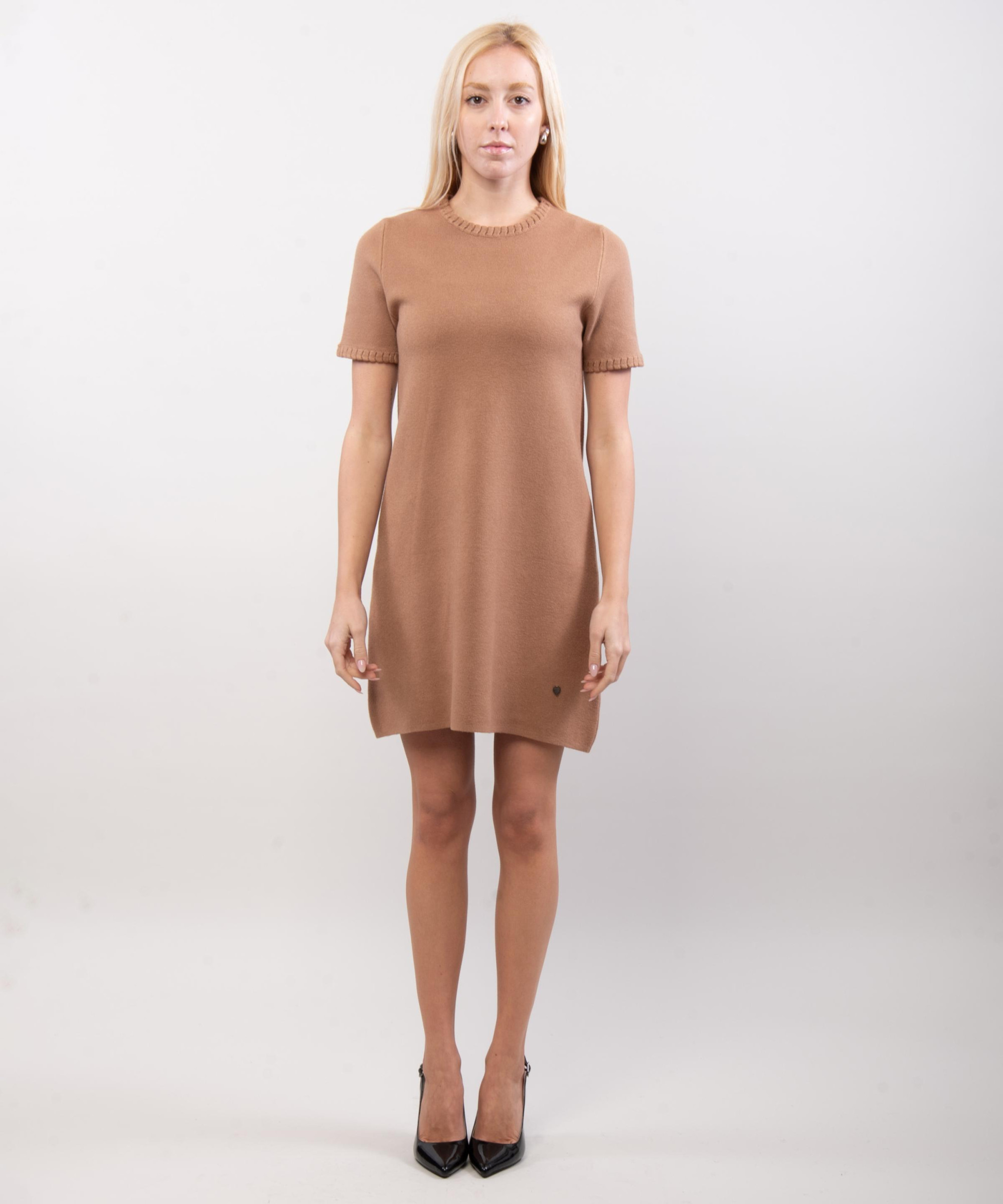 maglieria abito con dettaglio trecce