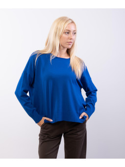 maglia con orlo a coste