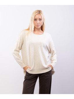 maglia con orlo a coste