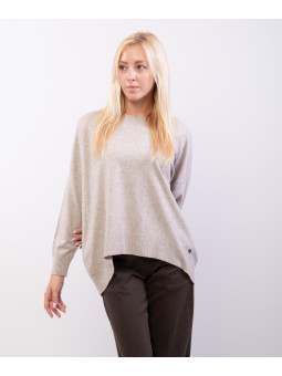 maglia con orlo a coste