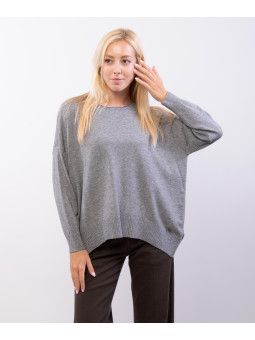 maglia con orlo a coste