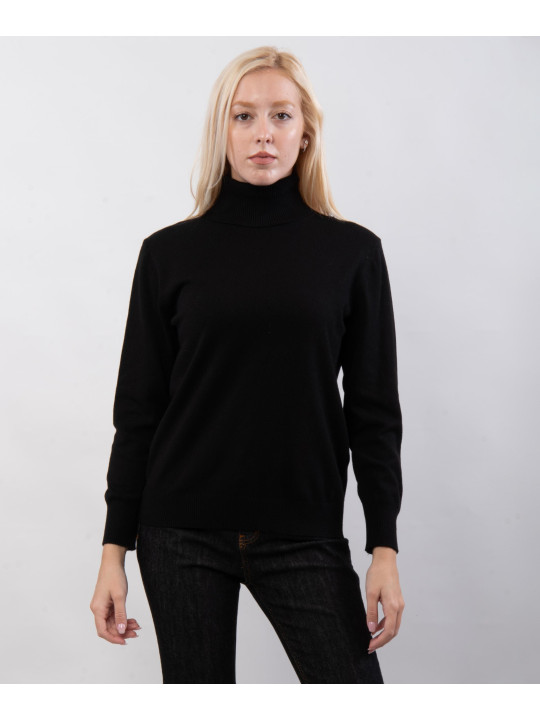 Maglieria basic con collo alto