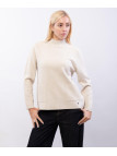 maglia con mezzo collo e tasche
