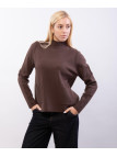 maglia con mezzo collo e tasche