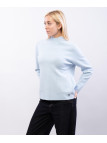 maglia con mezzo collo e tasche